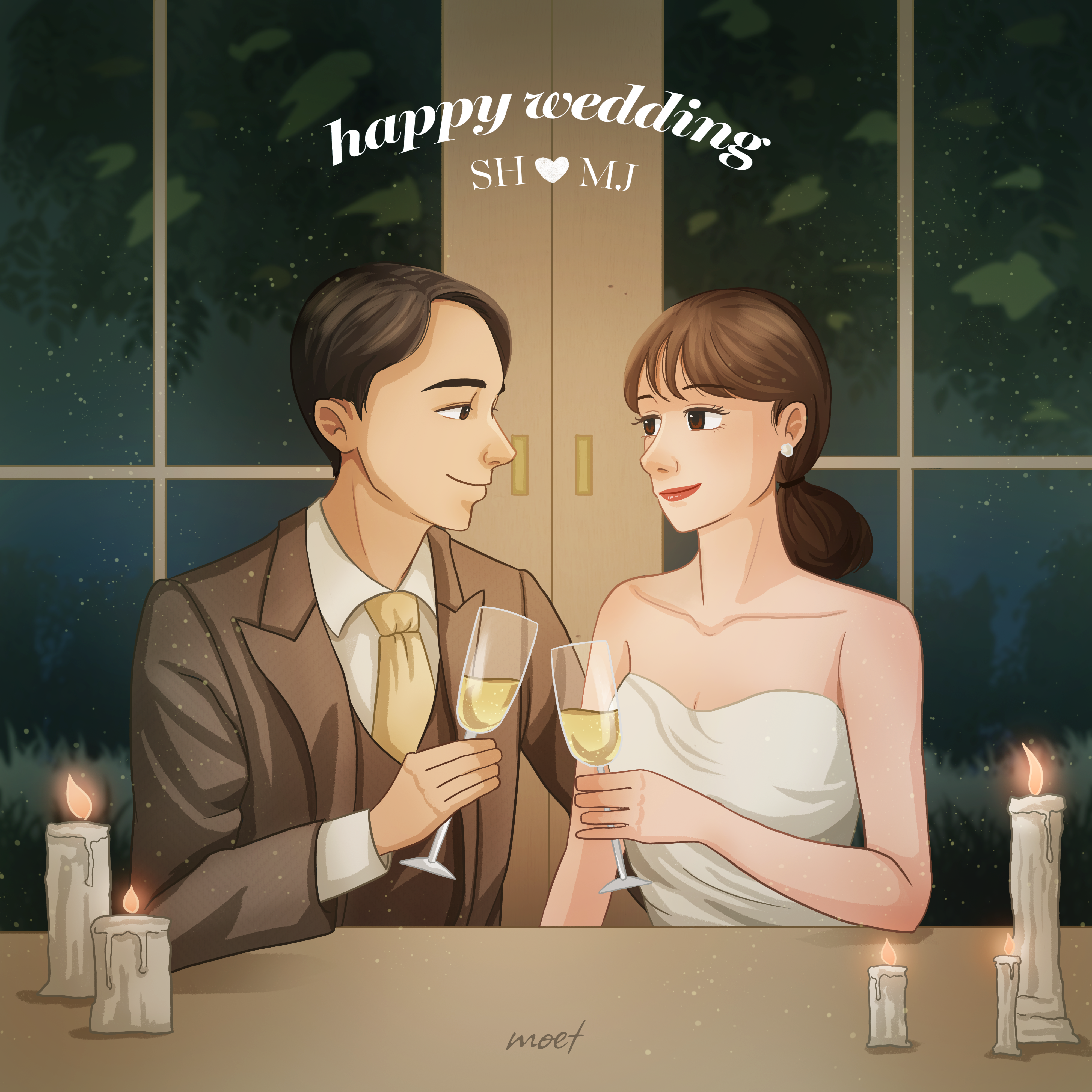 Happy wedding – 결혼 축전