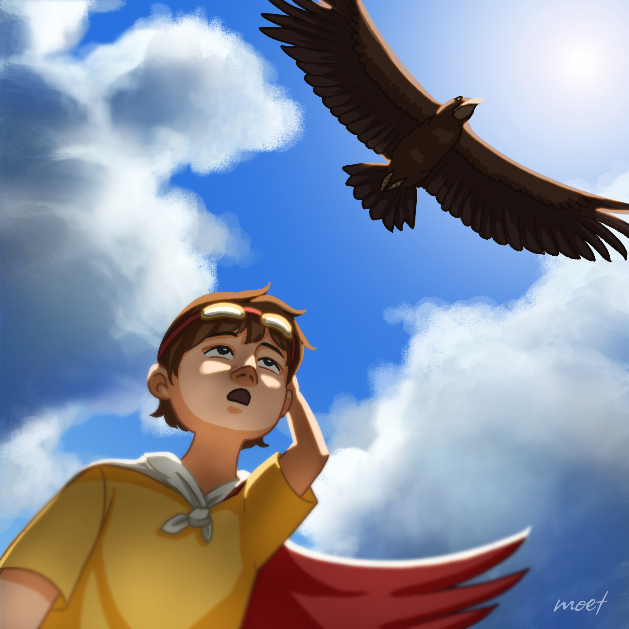 eagle and boy – 독수리와 소년